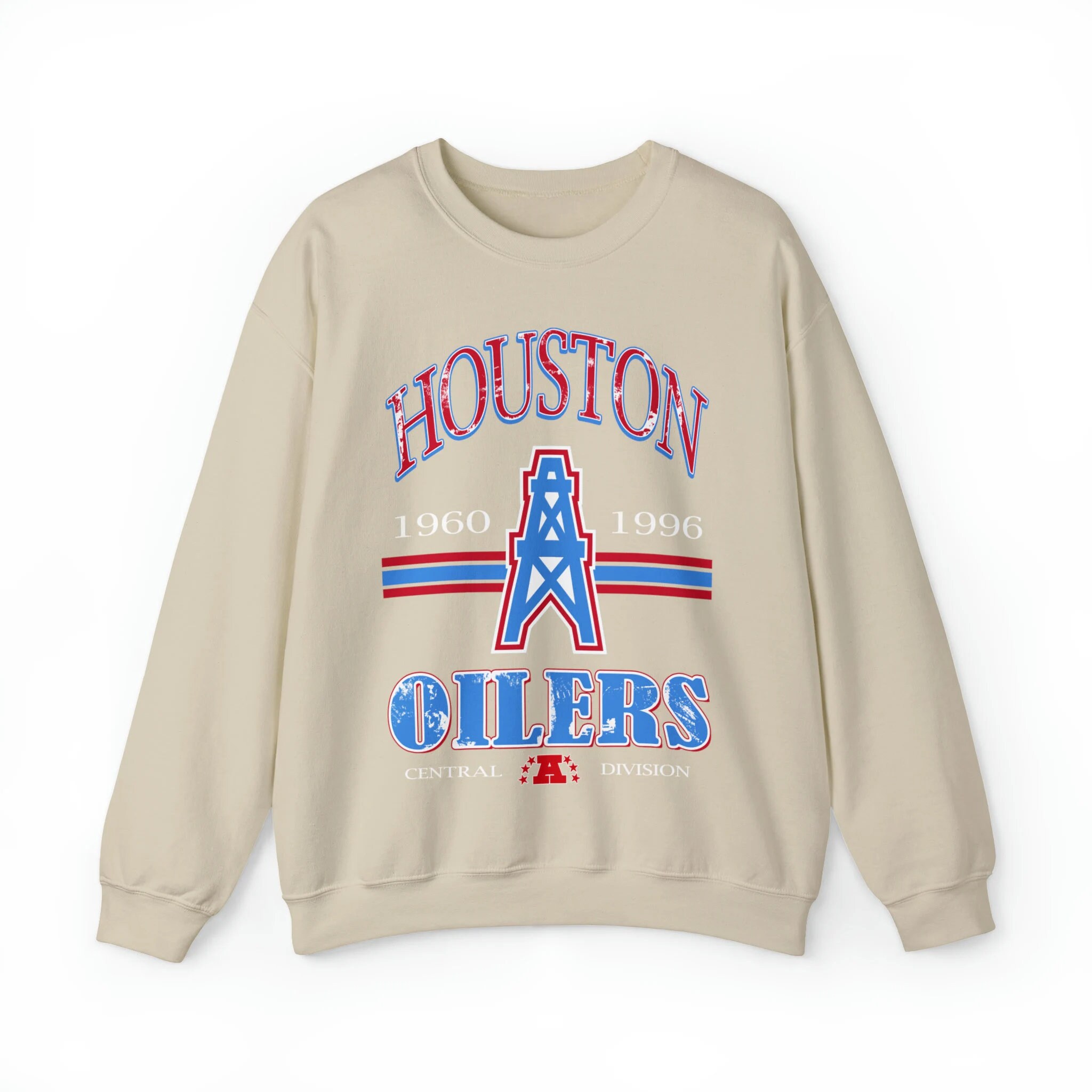 Houston Oilers Crewneck Vintage Etsy