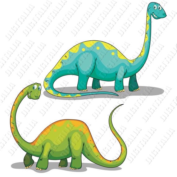Download Cute Dinosaur Clipart Dinosaur Svg Png With Transparent Etsy