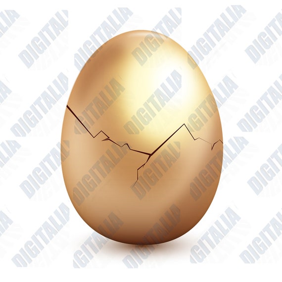 Golden Easter Eggs PNG Images