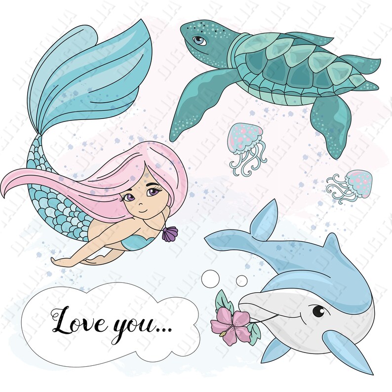 Download Swimming Mermaid Clipart Png Jpg Mermaid Clip Art Little Mermaid Svg Files Art Collectibles Drawing Illustration Efp Osteology Org