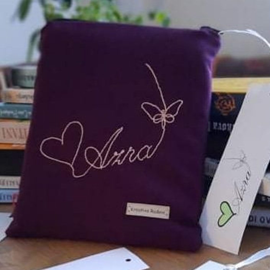 Personalized book sleeve Book sleeve Padded sleeve Etsy