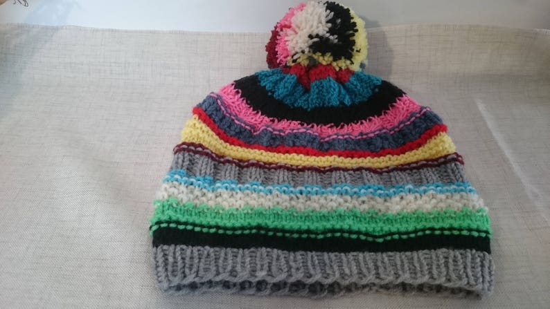 Wool hat beanie Knit wool beanie Unisex Hat Pompon beanie Womens knit hats Winter knit hats Winter fall beanie Knitted winter caps
