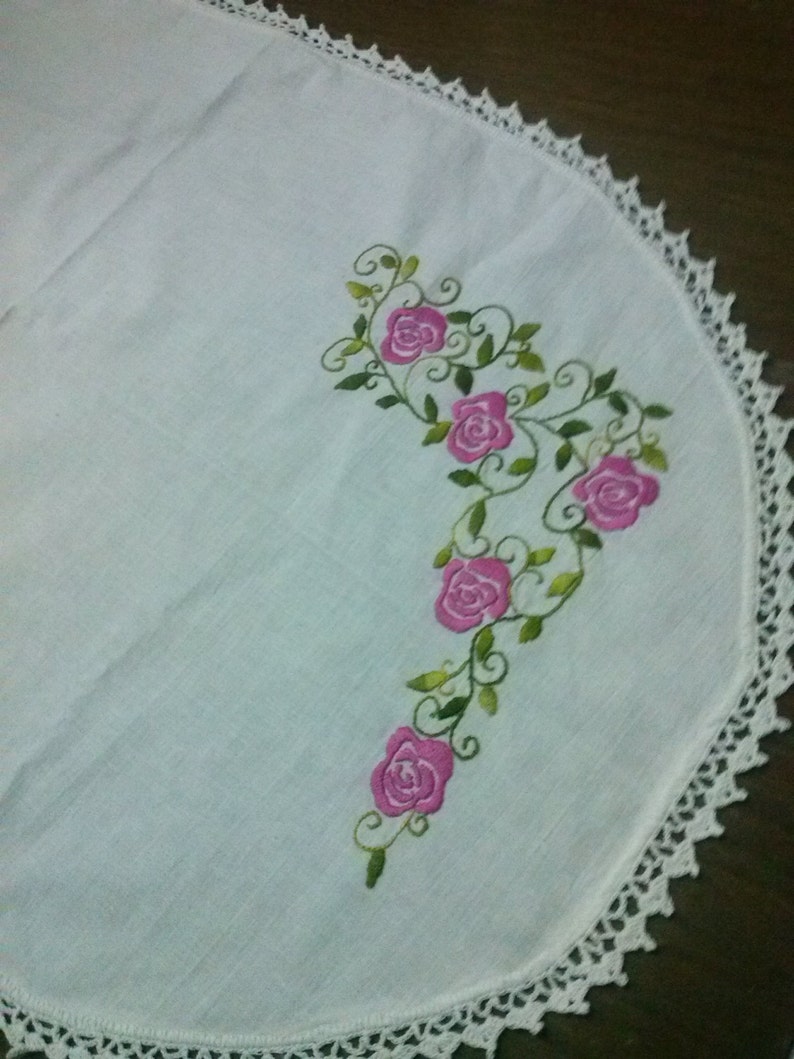 Buy Embroidered Tablecloth, Embroidery Tablecloth, Square Tablecloth