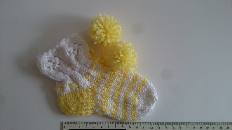 Hand knit baby socks 9-12 month Knitted baby socks Hand knitted baby socks Baby Gift Knit baby socks Baby Slippers Baby shower gift