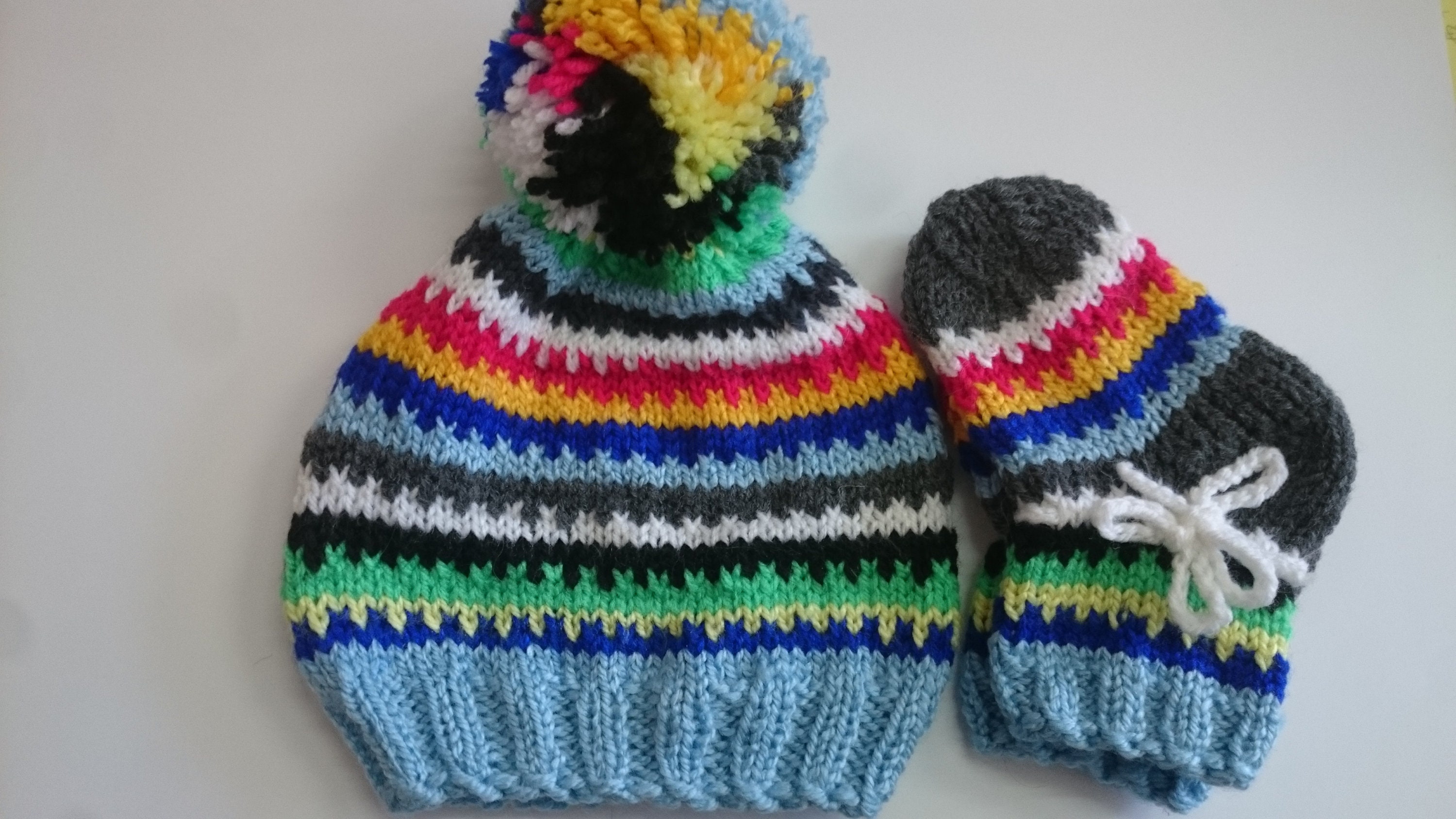 Baby Set Hat and Socks Baby hat and socks set Knit baby hat Etsy