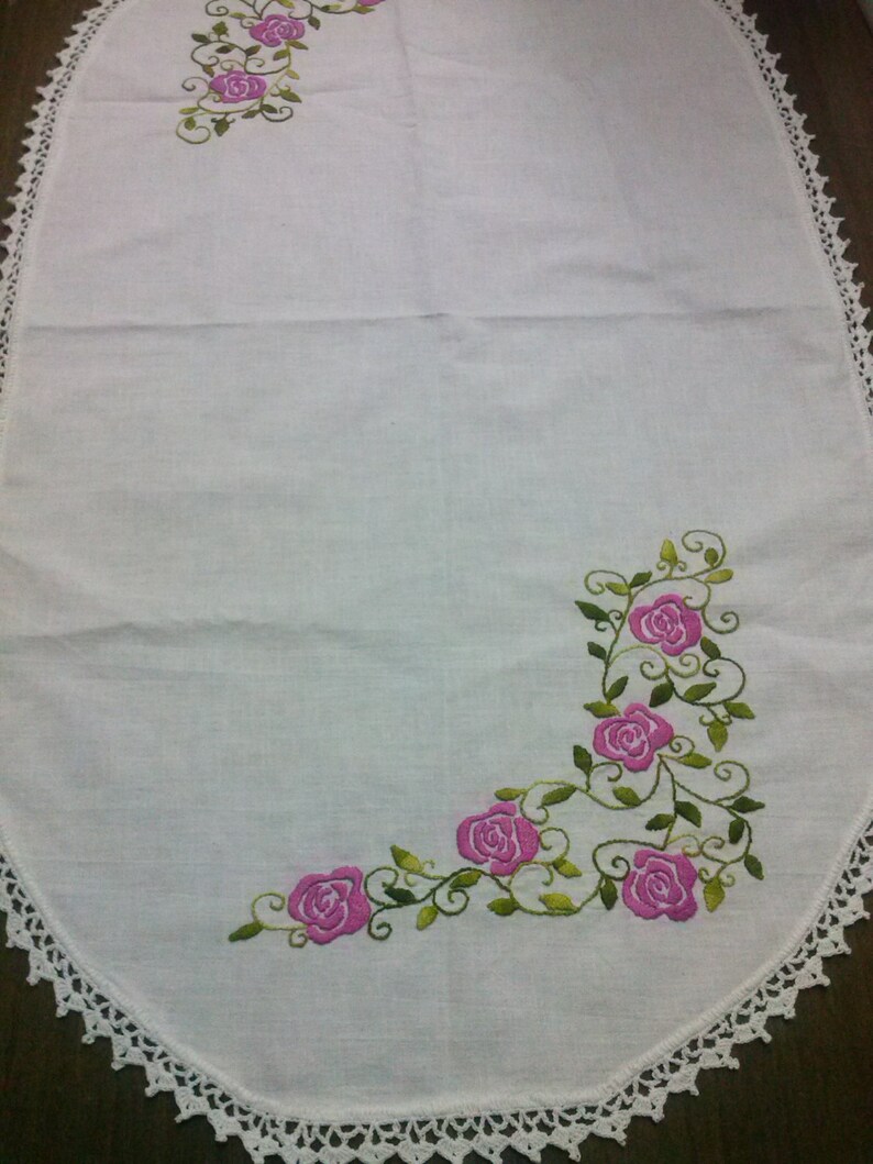 Buy Embroidered Tablecloth, Embroidery Tablecloth, Square Tablecloth