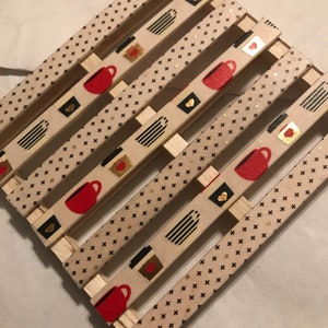 Handmade Pallet Coasters (Coffee mug & Tumbler)