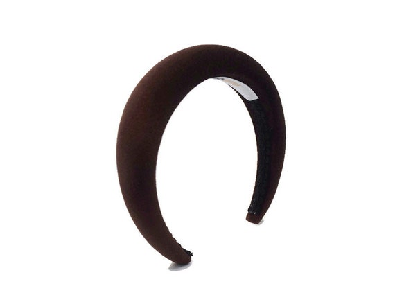 VELVET HEADBAND CHOCOLATE BROWN VELVET HEADBAND CHOCOLATE BROWN