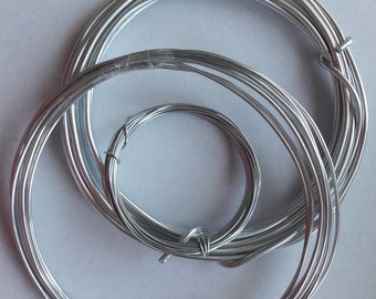 Aluminium Modelling Craft Wire Set Armature Making Craft Wire 4m Of each Size Wire 1mm 2mm 3.2mm