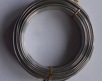 20m x 2mm Aluminium Craft Wire Very Soft Pliable Modelling Craft Florist Jewellery Beading Wire Armature Building High Quality Craft Wire