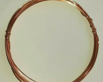 Copper Wire Non Tarnish Wire Craft Wire Jewellery Making Wire 0.80mm & 1.25mm Crafts Model Making Figurines Jewellery Making Various Lengths