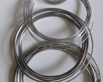 Aluminium Modelling Craft Wire Set Of 4 Rolls Sizes 1mm 2mm 3.35mm And 4.55mm Model Making Armature Building Pick Your Wire Length