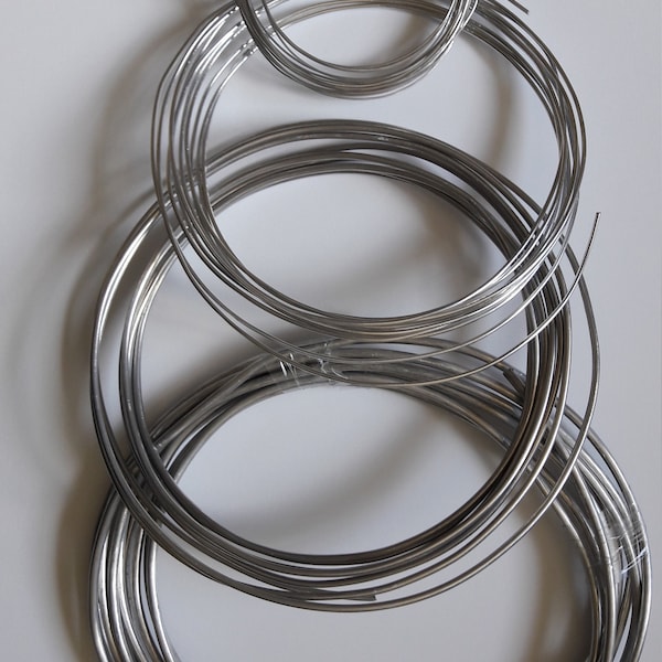 Aluminium Modelling Craft Wire Model Making Armature Building Pick Your Size And Length 1mm 2mm 3.25mm 4.55mm High Quality Craft Wire
