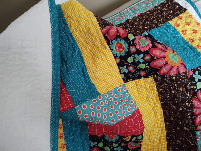 Handmade Quilt Crib Lap Baby Etsy