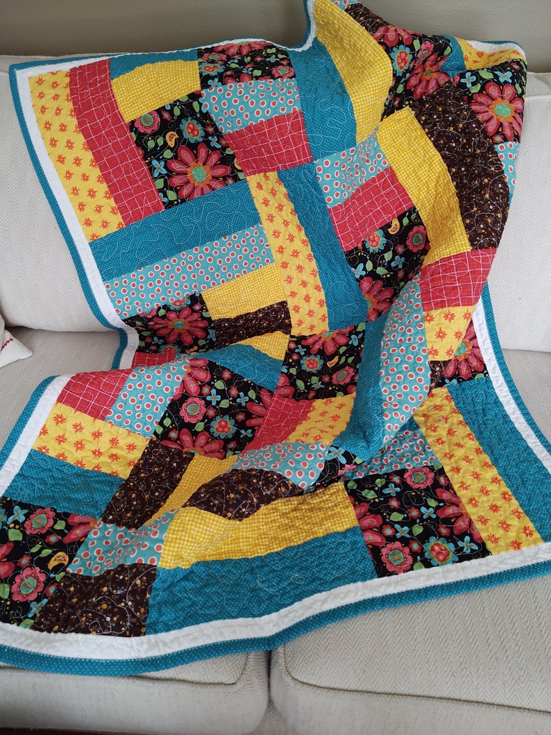 Handmade Quilt Crib Lap Baby Etsy