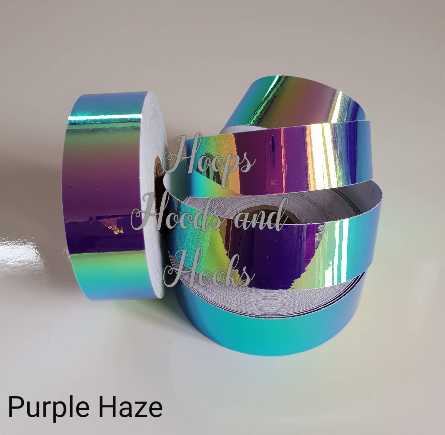 Holographic Taped Beginner Hoop - Holographic Tape w/ Gaffer Grip