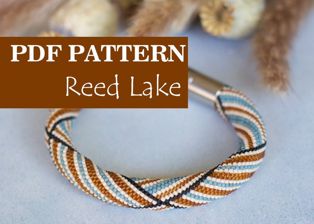PDF Pattern for Bead Crochet Bracelet - Seed Beads Crochet Rope ...