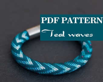 PDF Pattern for Beaded Crochet Bracelet Seed Bead Crochet - Etsy