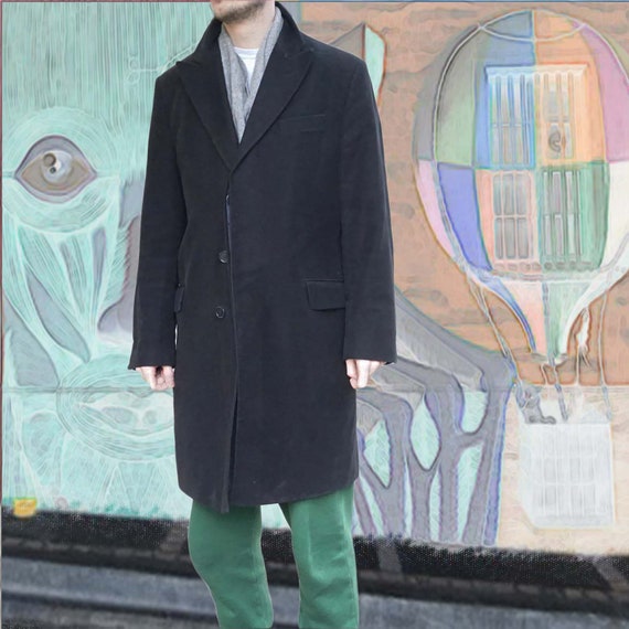 "Useful" vintage coat * 100% cotton moleskin * Siz