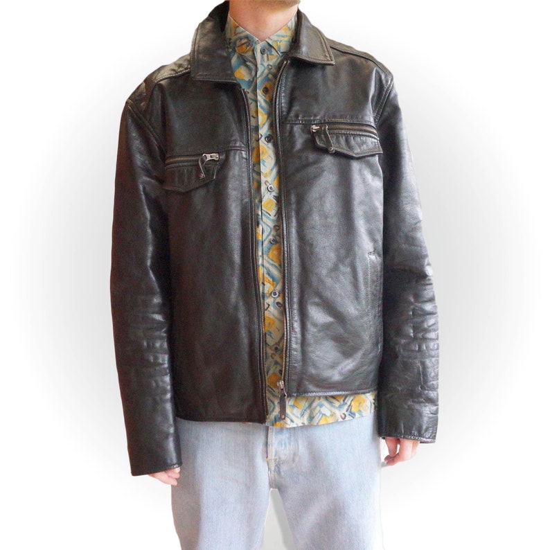 Jacket Owk Leather Buffalo 100 Vintage Mint Image 0