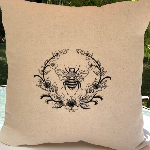 Napoleonic Bee French Country Decor Decorative Pillow Etsy