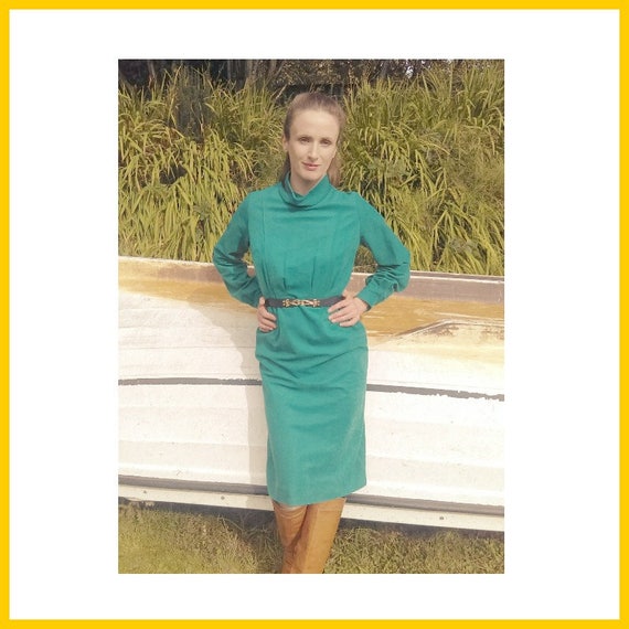 Emerald Winter Dress