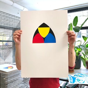 Triple Arches, A2 screenprint, 4 colours