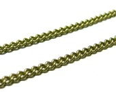 CHC010Y PAX 4 mtres Fine mesh chain 2 by 1.5mm Bronze-colored brass