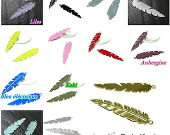 AE112693 Set of 6 Filigree Pendant Prints 33mm, choice of colors