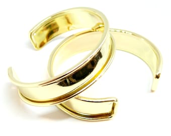 BN1131171 PAX 1 Bracelet holder, Cuff Bangle for 11mm flat cord, Gold color