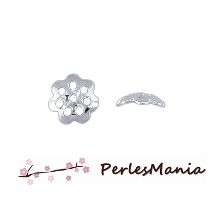 Ps111395 Pax 500 Coupelles - Coquille Calottes Fleurs 8mm