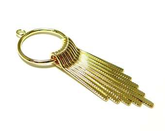 PS11115216 PAX 1 pendentif cuivre métal doré 18KT