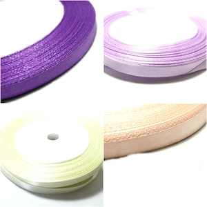 Rouleau de 22 mètres ruban satin 6mm