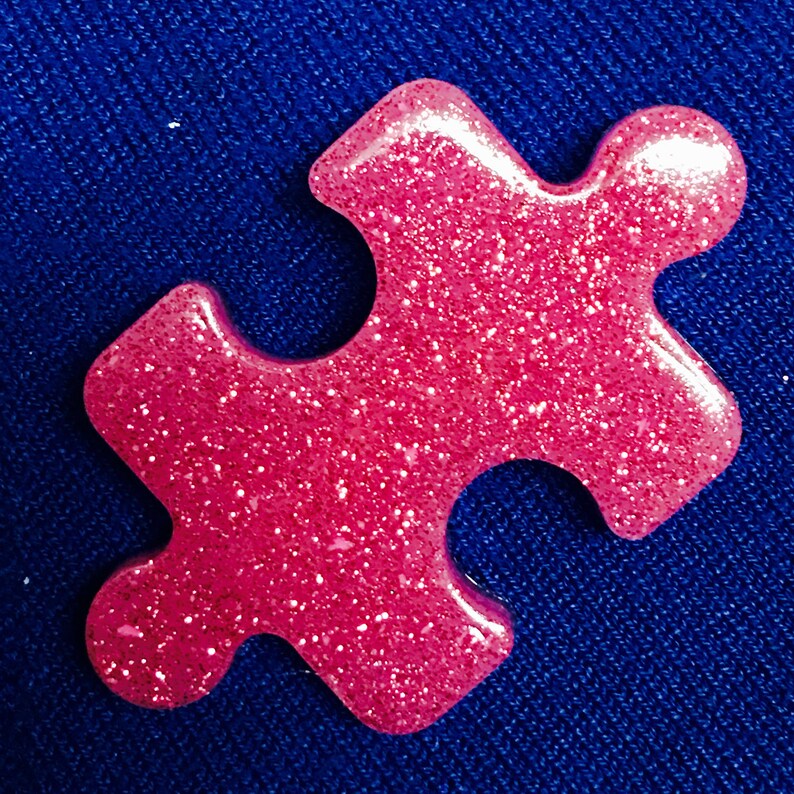 Autism Awareness Puzzle Piece Brooch | Etsy