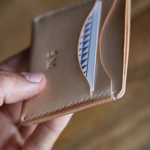 Slim card/cash wallet with free personalisation image 7