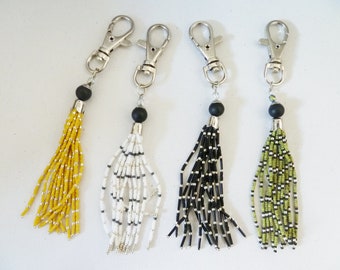 key ring, decoration bag, pearl pompom, colors of your choice