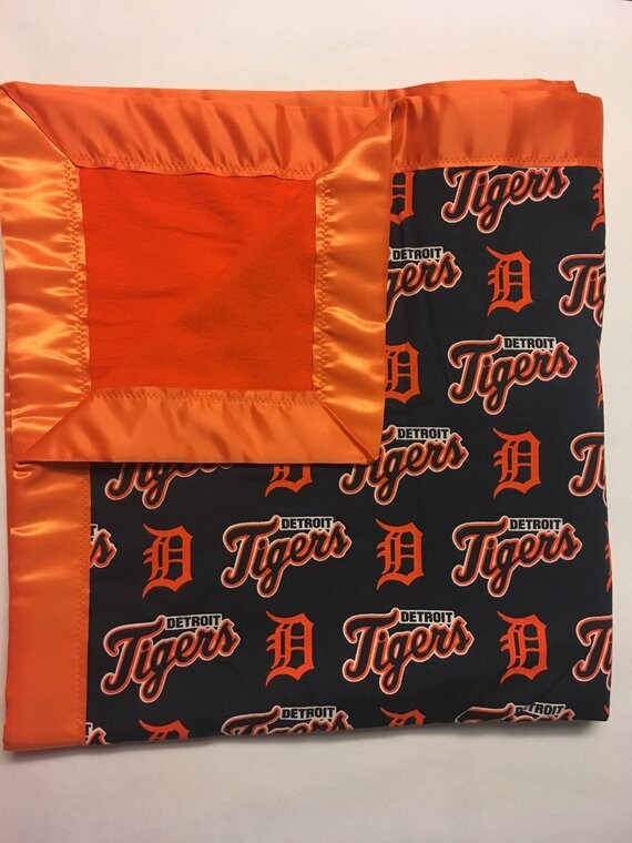 Detroit Tigers Baby Blanket Baseball Baby Blanket Detroit Etsy