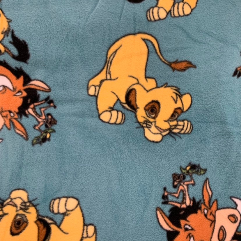Lion King Fleece Crib Sheet