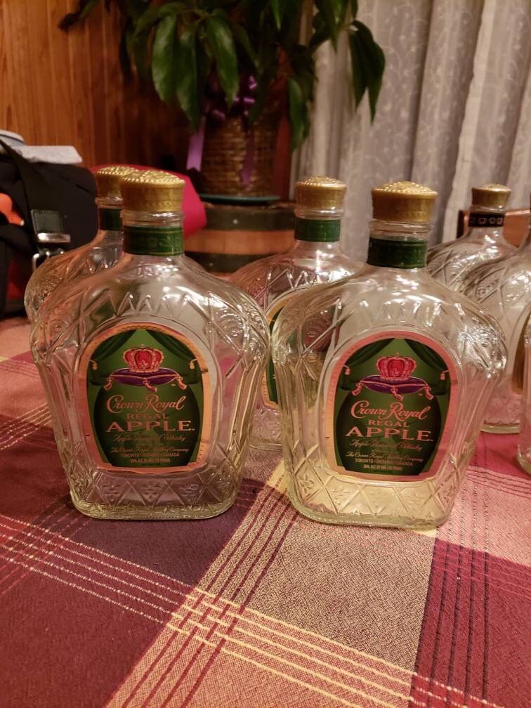 Empty Crown Royal Bottles or Crown Royal Apple 750ml