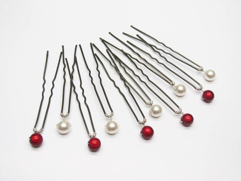 Hair pins wedding pins hair beaded, Bridal jewelry, swarovski pe Hair pins wedding pins hair beaded, Bridal jewelry, swarovski pe