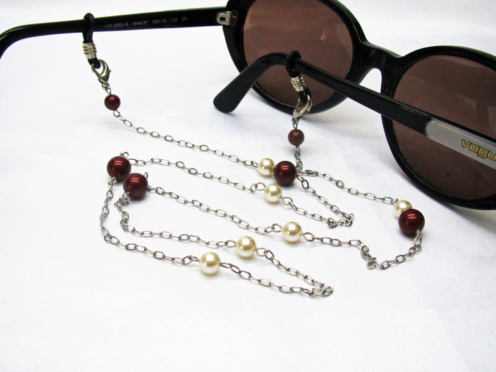 WLLHYF Chaîne De Lunettes De Soleil Pour Femme Avec Perles