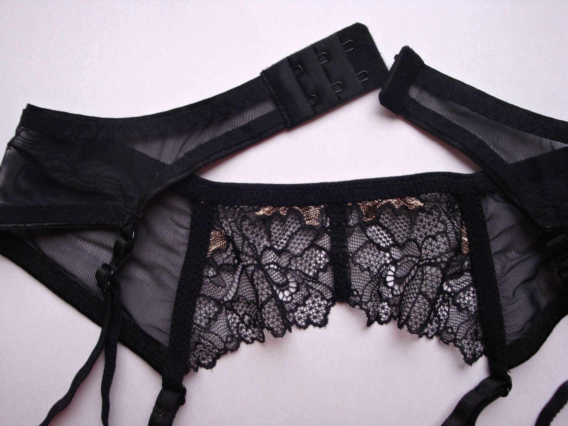 Lace garter belt Silk suspender belt Satin garter belt Etsy