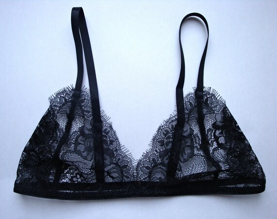 bralette encaje negro