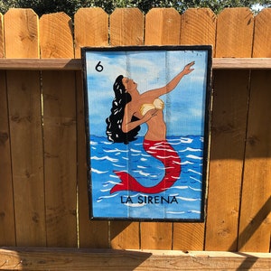 Mexican Loteria La Sirena