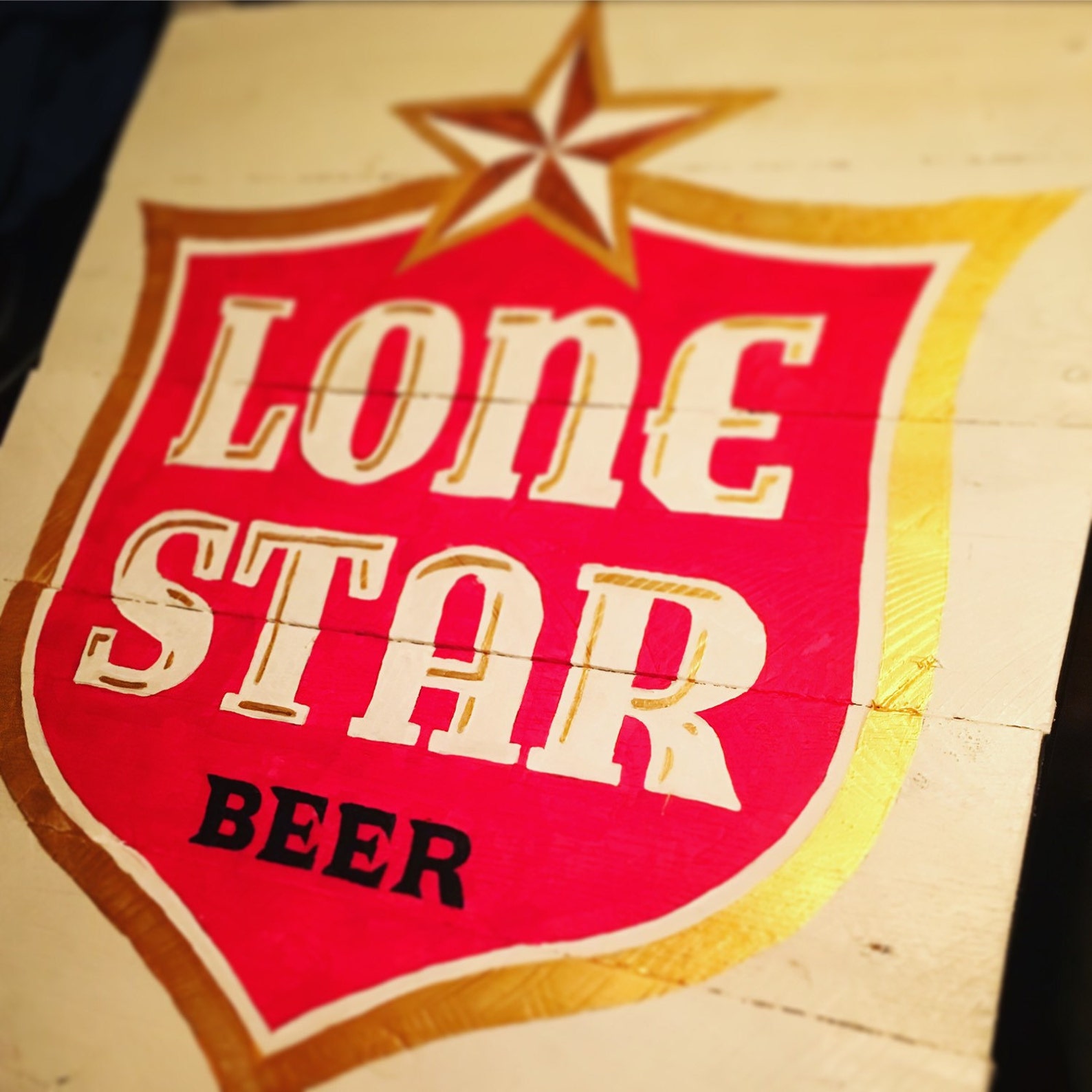 Lone Star Beer sign Etsy