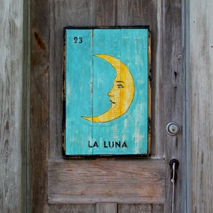 Mexican Loteria La Luna