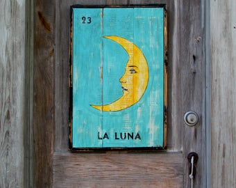 Mexican Loteria La Luna