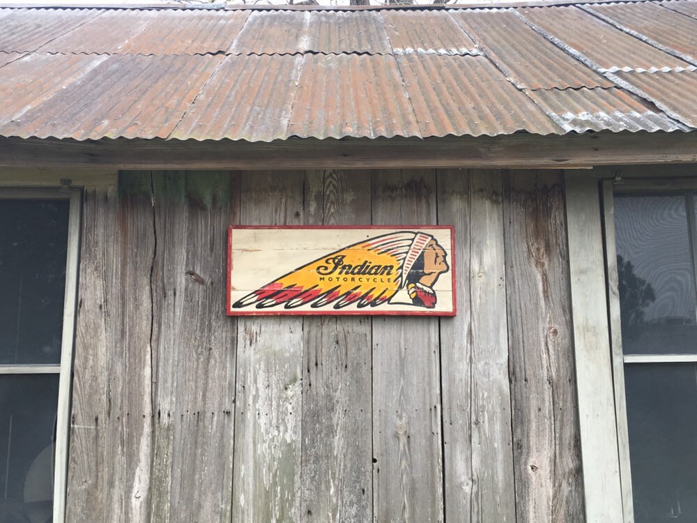 Vintage Indian Motorcycle Sign - Etsy