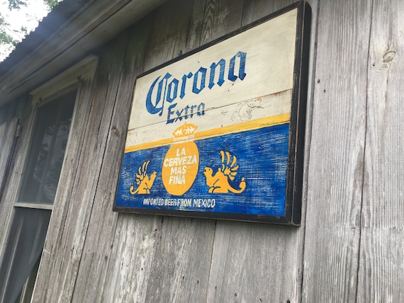 Vintage Corona Beer Sign - Etsy