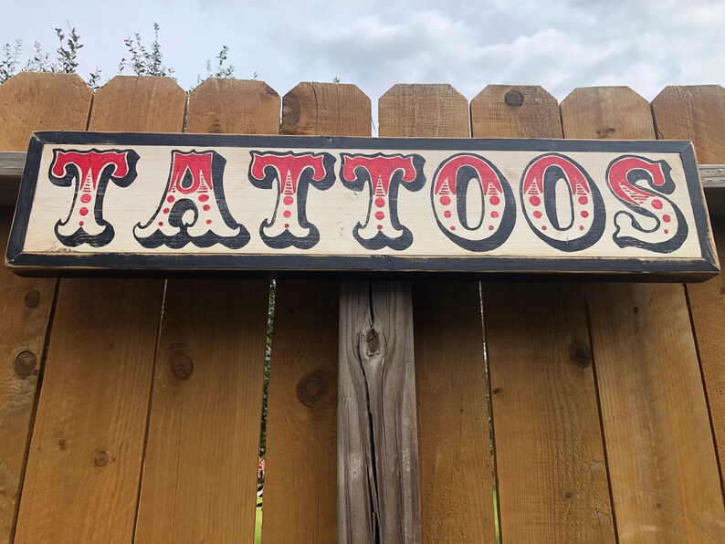 Vintage Tattoo Sign Sailor Jerry Style Hortizontal - Etsy